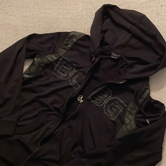 Sequin, with faux leather accents. So cute! - Picture 3 of 3